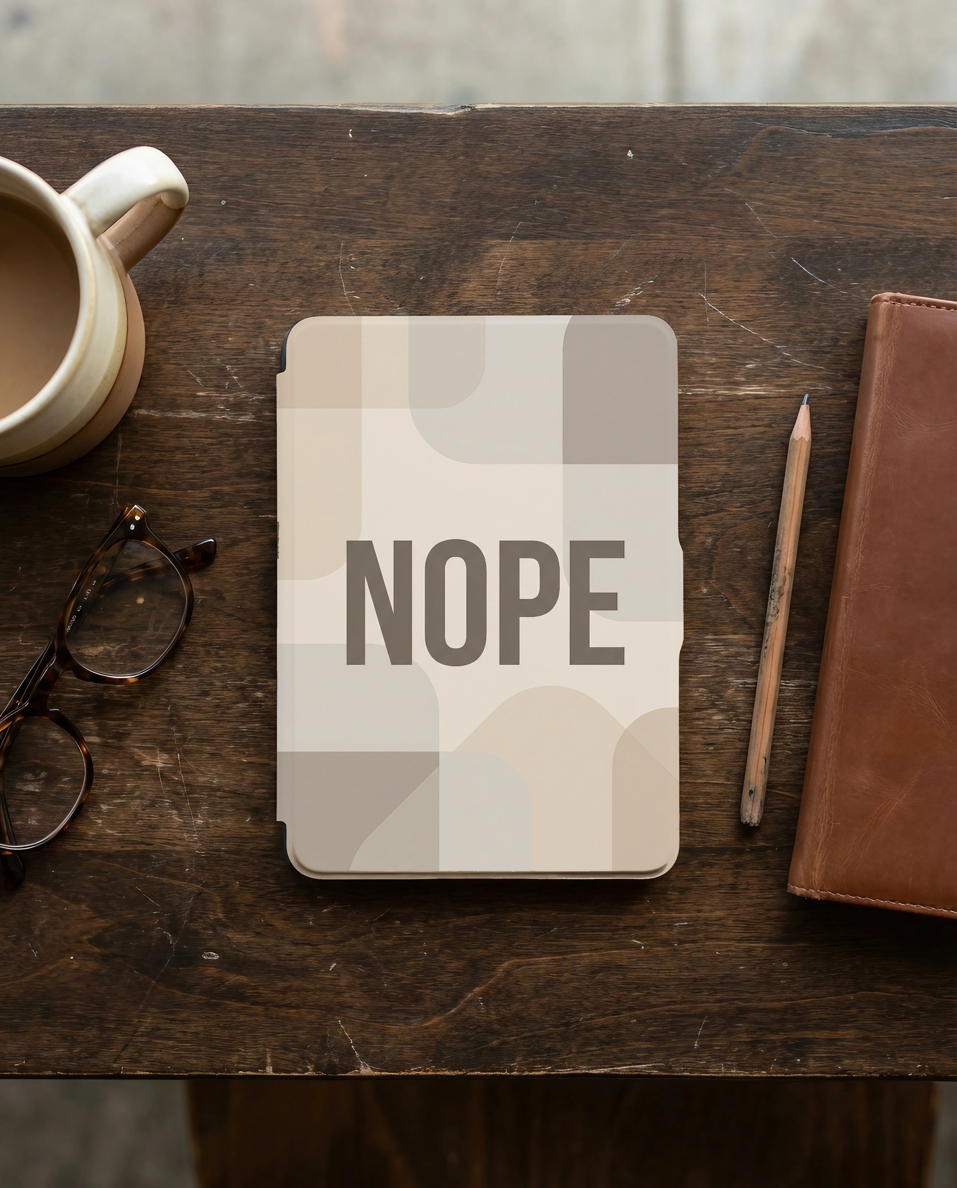 Minimal Sarcastic Kindle Case - Sarcastic Reader Gift