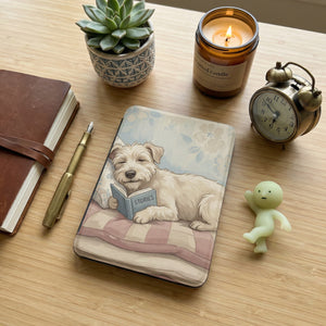 Cute Dog Reading Kindle Paperwhite Case — Adorable Gift for Dog Lovers
