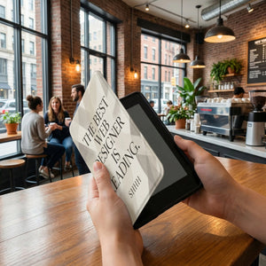 The Best Web Designer Is Reading Sarcastic Kindle Case - Creative Gift