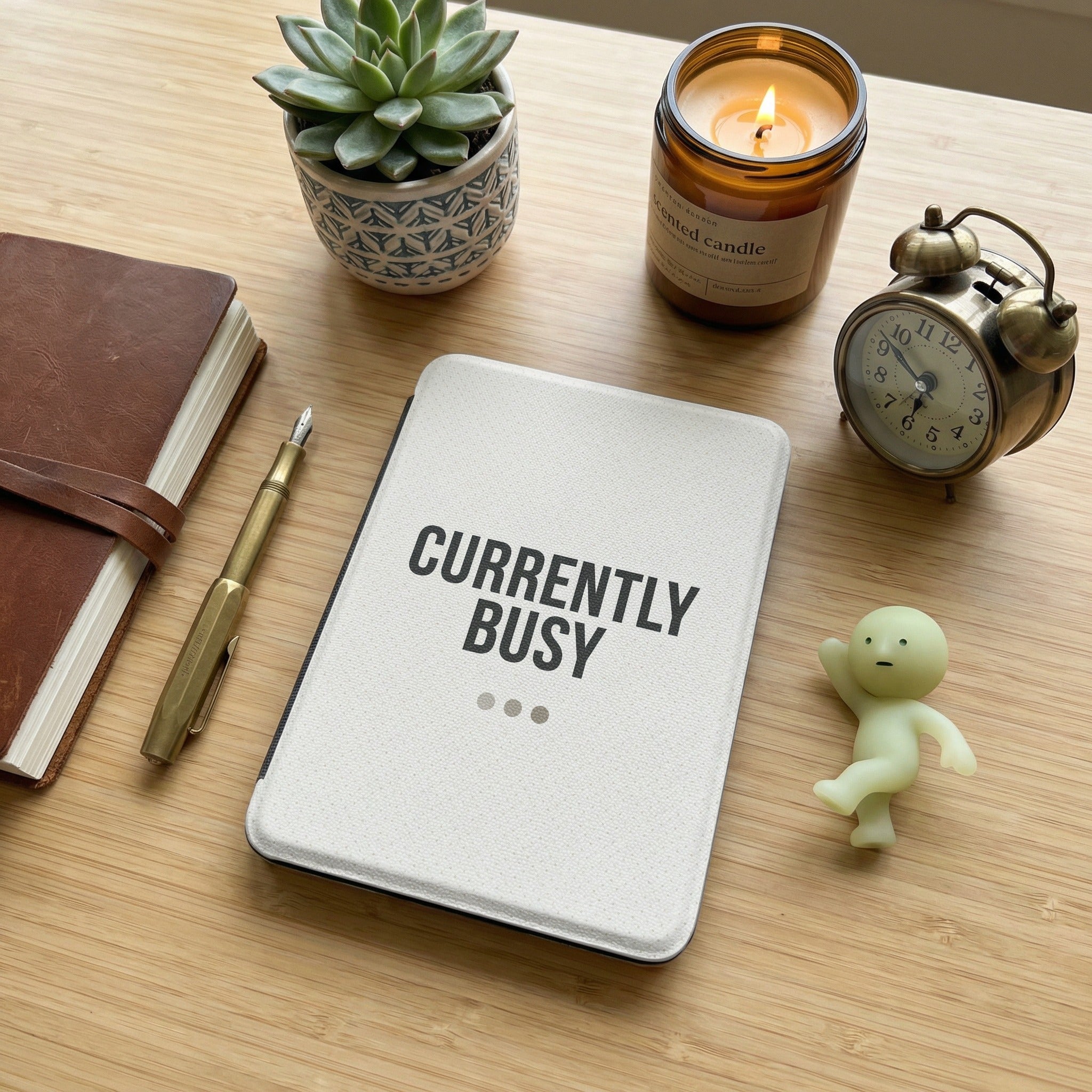 Currently Busy Sarcastic Kindle Case - Don't Disturb Reader Gift