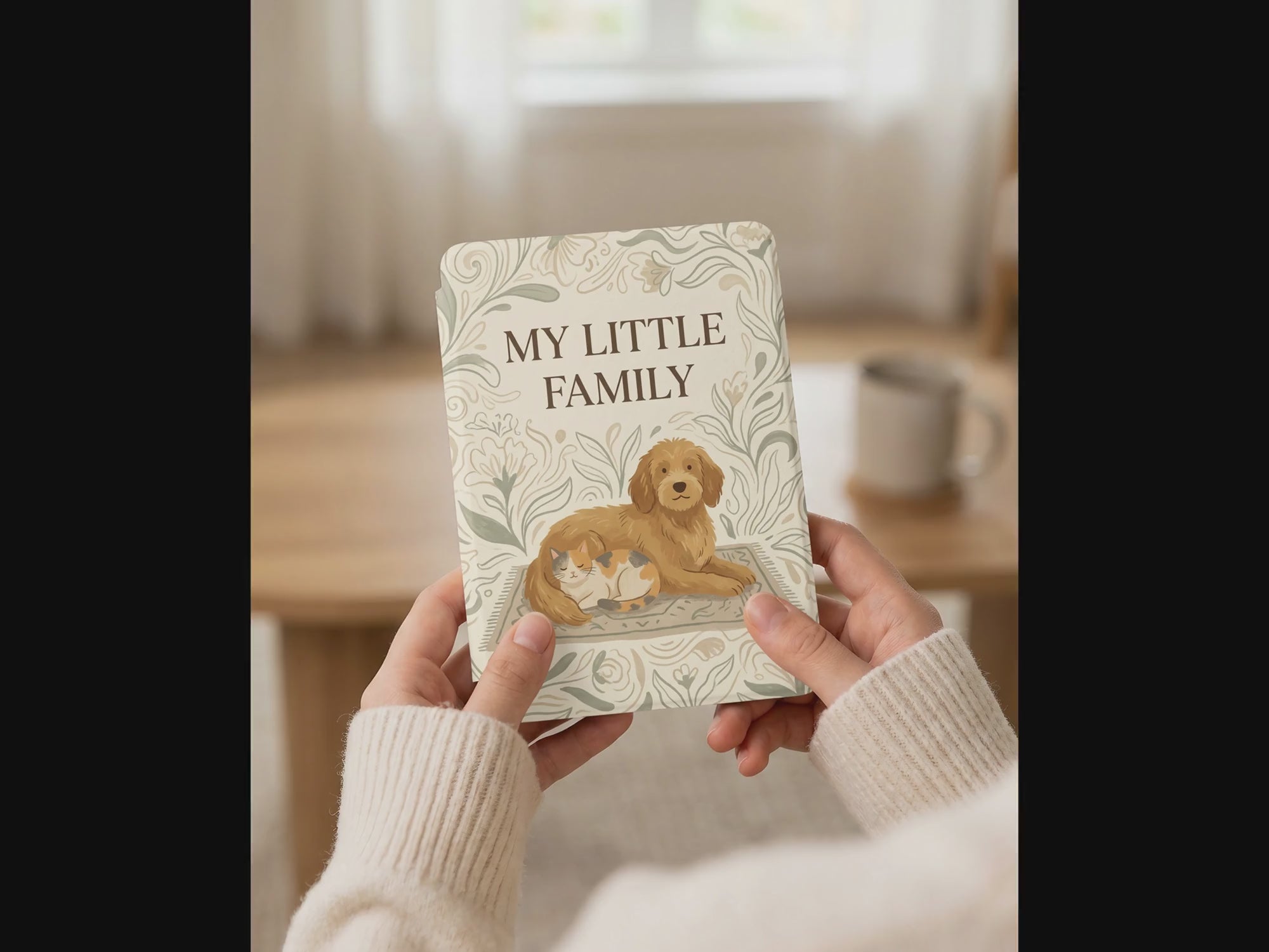 Custom Dog & Cat Portrait Kindle Case — My Little Family