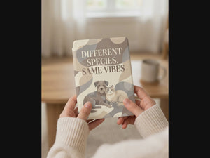 Different Species Same Vibes — Custom Dog & Cat Kindle 12th Gen Case