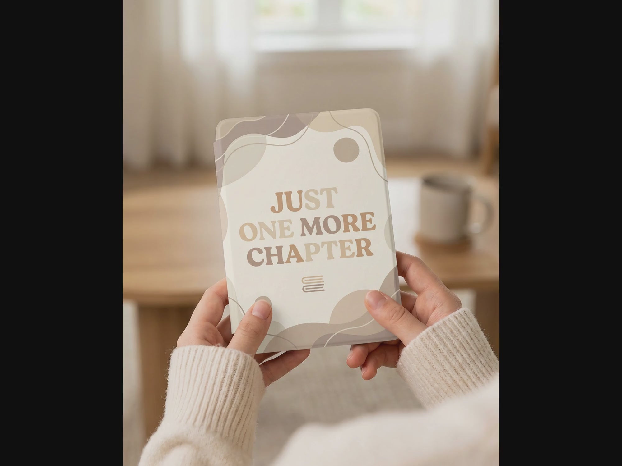 Just One More Chapter Kindle Paperwhite Case - Book Lover Reader Gift