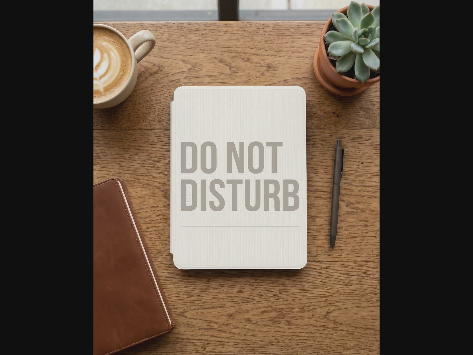 Do Not Disturb Kindle Paperwhite Case - Introvert Reader Gift