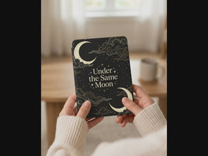 Under the Same Moon Kindle Case — Dual Crescent Romantic
