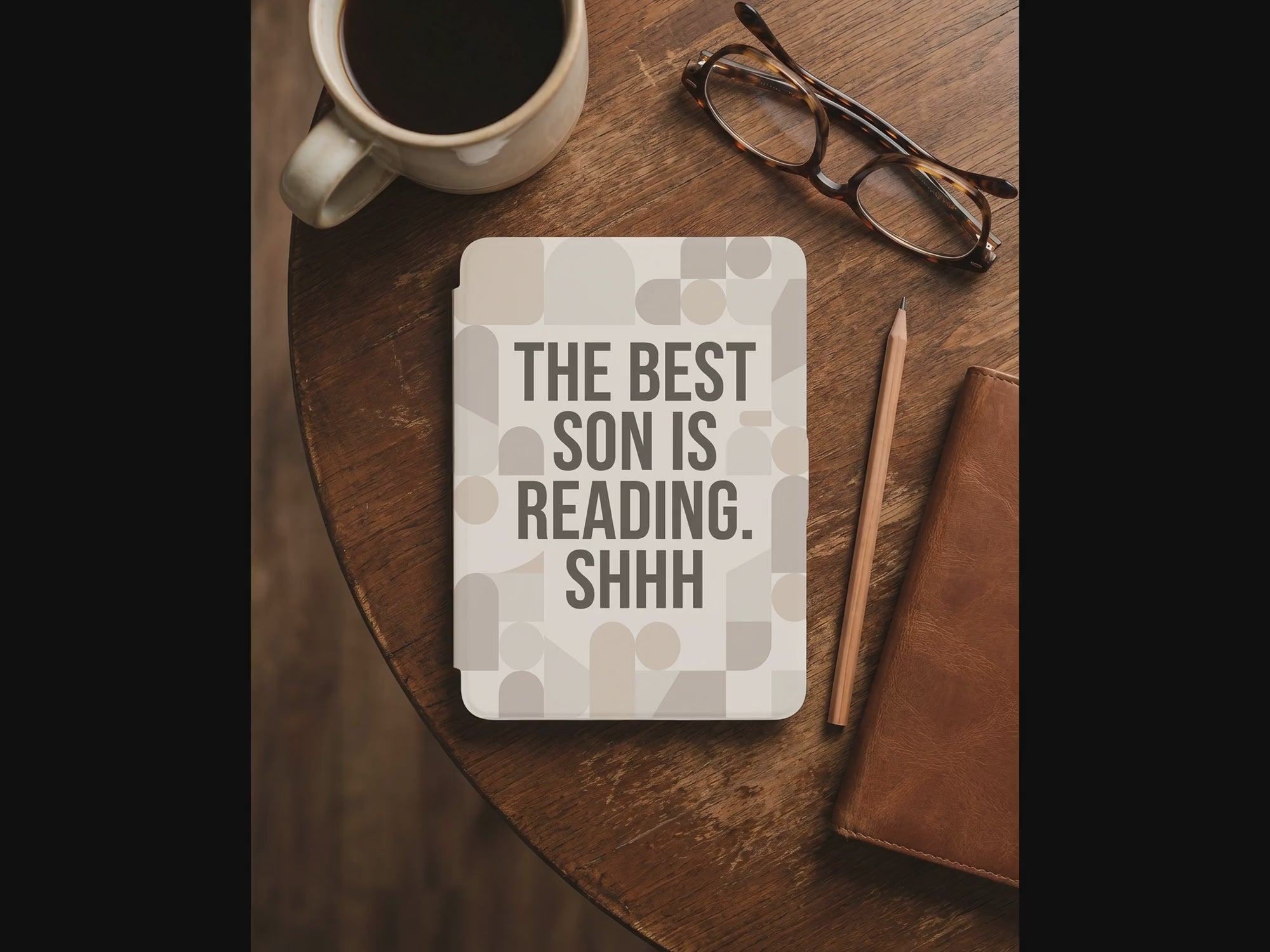 The Best Son Is Reading - Kindle Case - Book Lover Son Gift