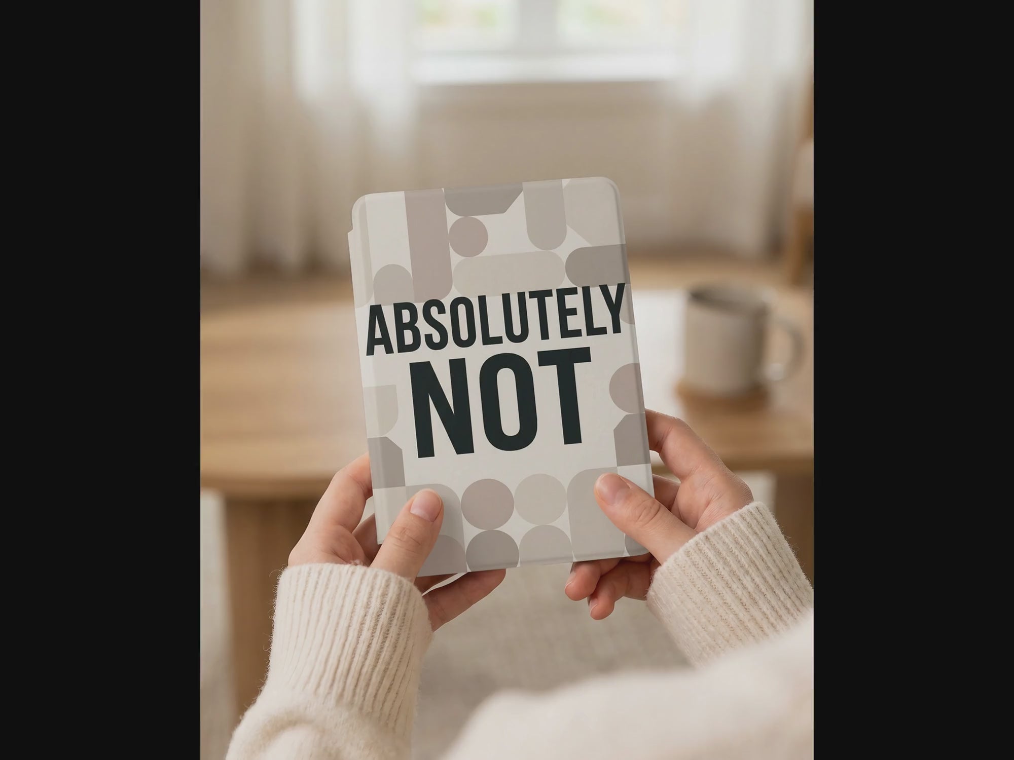 Absolutely Not Kindle Case - Fits Paperwhite & Colorsoft - Reader Gift
