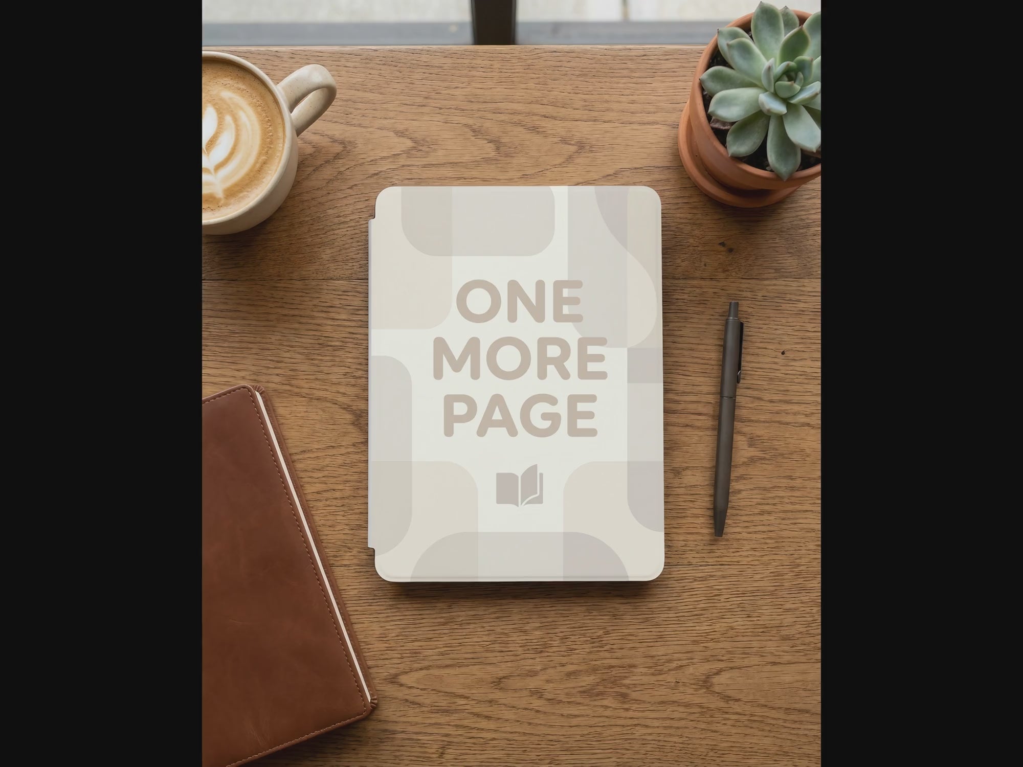 One More Page Kindle Paperwhite Case — Cozy Gift for Book Lovers