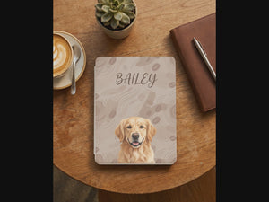 Abstract Personalized Pet Portrait Kindle Paperwhite — Coffee Lovers