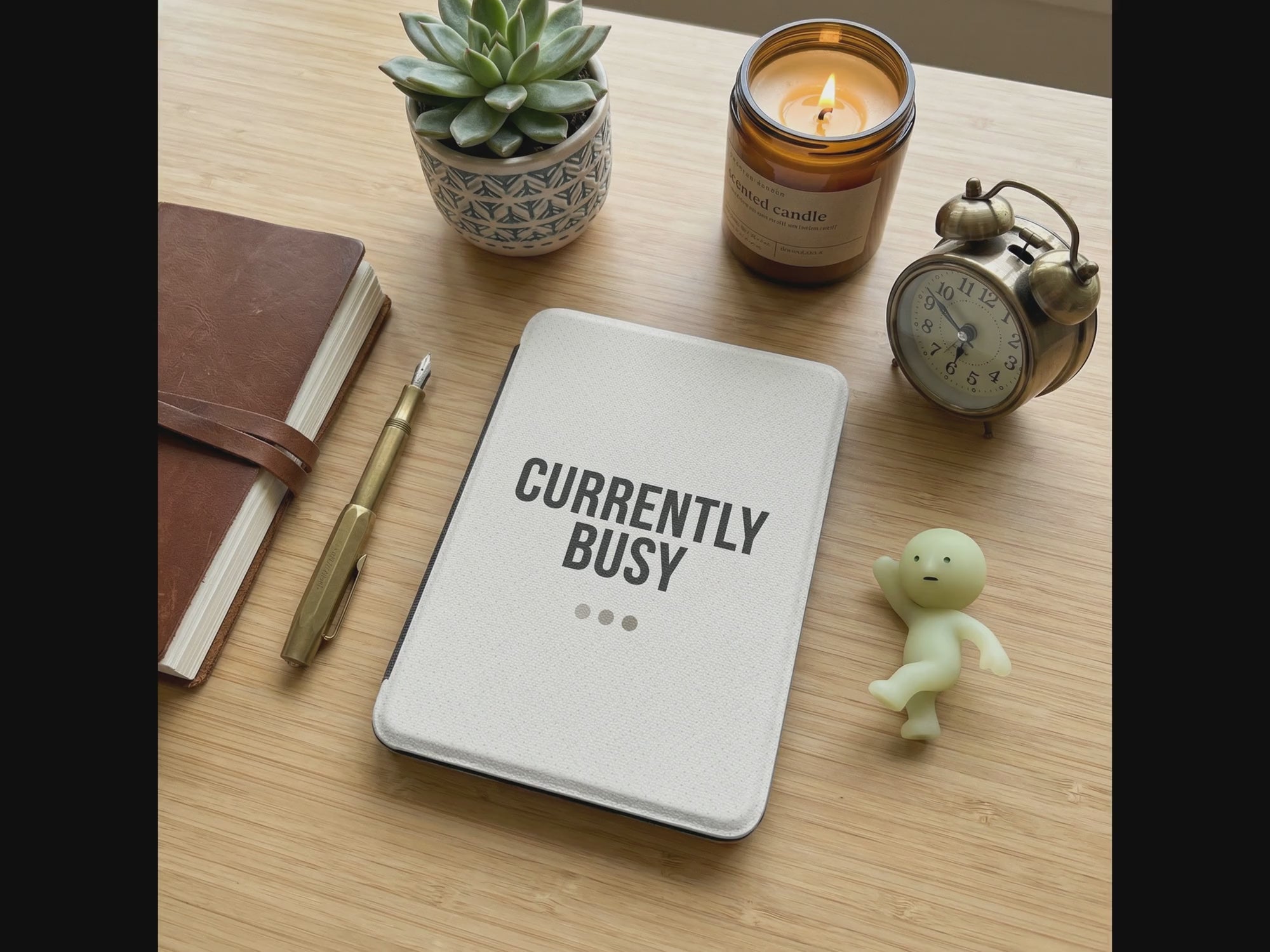 Currently Busy Sarcastic Kindle Case - Don't Disturb Reader Gift
