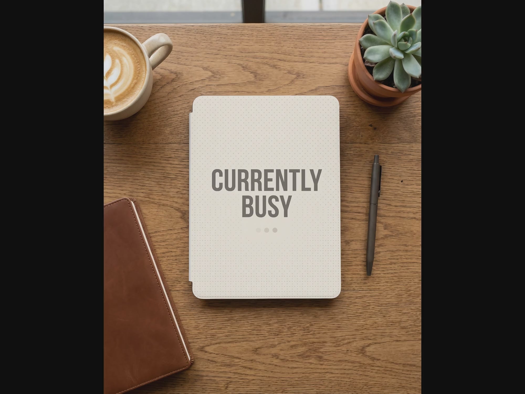 Currently Busy Sarcastic Kindle Case - Don't Disturb Reader Gift